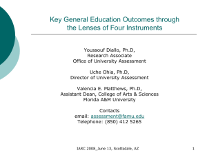 Key General Education Outcomes through the Lenses of