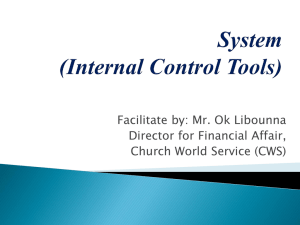 System (Internal Control Tools)