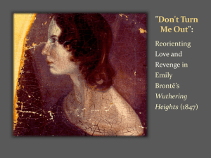 CJC Lit Seminar – Love and Revenge in Wuthering