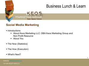 Keos Marketing Group - Women of the Summit