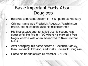 Basic Important Facts About Douglass