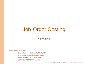 Job No. 1 Job No. 2 Job No. 3 - McGraw Hill Higher Education
