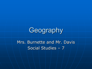 Geography - Warren County Schools