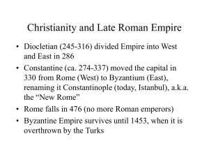 Christianity and Late Roman Empire