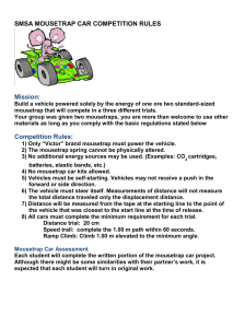 Mouse Trap Car Guidelines