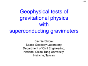 Geophysical test of the universality of free fall