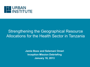 Strengthening Geographical Resource Allocations