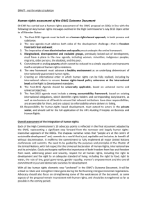 3. HR assessment of the OWG Outcome Document