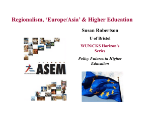 Slide presentation - Worldwide Universities Network