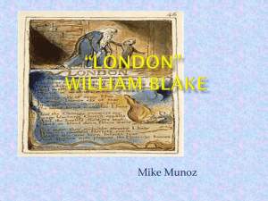 London” By William Blake - Loyola Blakefield