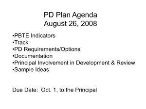 PD Plan - Lebanon R-III School District