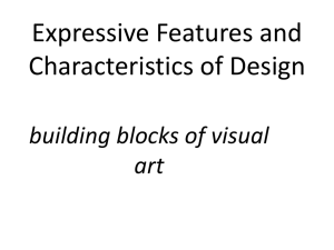 Expressive Features of Art - TJ