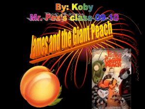 James and the giant peach 09-10