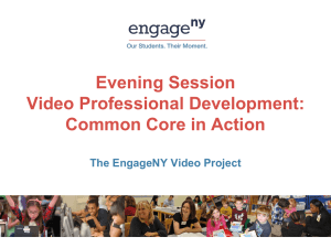 Video Professional Development Presentation