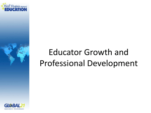 Complete the HQ 5 Educator Growth and Development Plan