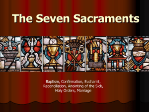 Sacraments Powerpoint