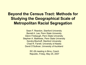 Beyond the Census Tract: Patterns and Determinants of Racial
