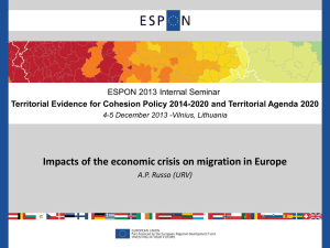 Impacts of the economic crisis on migration in Europe