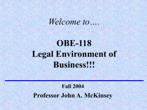 OBE-18 Business Law