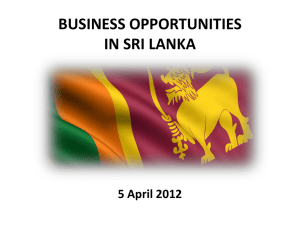 DOING BUSINESS IN SRI LANKA