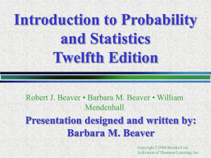 Introduction to Probability and Statistics Eleventh Edition