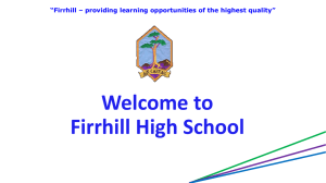 Presentation - Firrhill High School