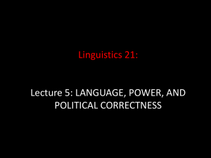 Lecture 5 - Language and Precise Thinking
