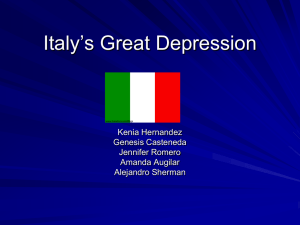 Italian Depression