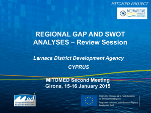 Cyprus GAP and SWOT analysis - COM&CAP MarInA