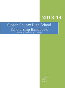 Scholarship Handbook - GCHS Counselor corner
