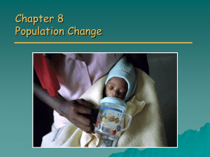 Lecture - Chapter 8 - Population Ecology