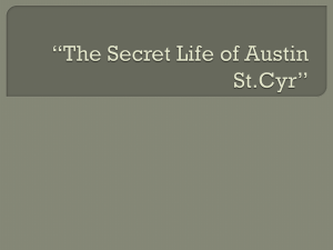 The secret life of Austin St.cyr