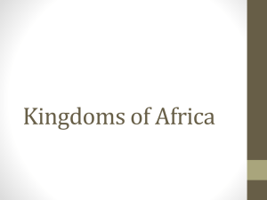 African Kingdoms PPT