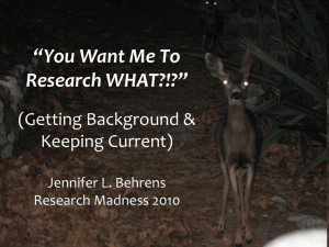 You Want Me To Research WHAT? - Duke University School of Law