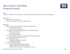 Ohio Schools CyberMall - Program Launch Template