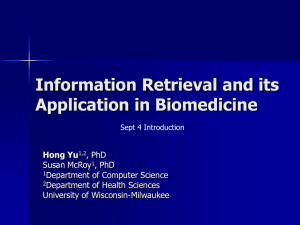 What is Information Retrieval?