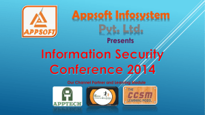 Presents Information Security Conference 2014 Our