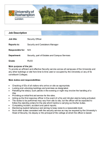 Job Description - University of Roehampton