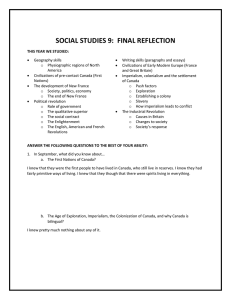 File - Social Studies 9 Projects & Info