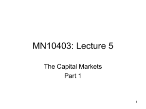 MN10403: Lecture 5