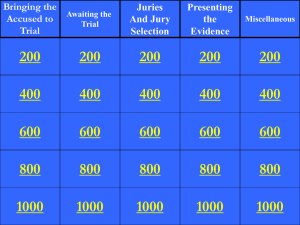 Criminal Law Double Jeopardy