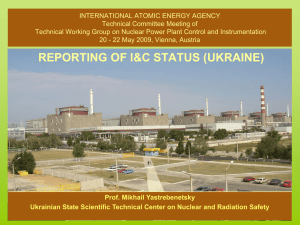 REPORTING OF I&C STATUS (UKRAINE)