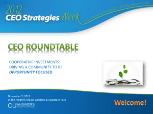 Wednesday CEO Roundtable