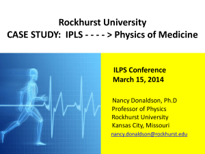 Physics of Medicine (POM) Program