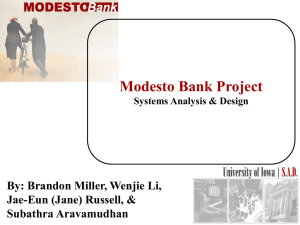 Modesto Bank PowerPoint Presentation