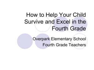 How to Help Your Child Survive and Excel in the Third Grade