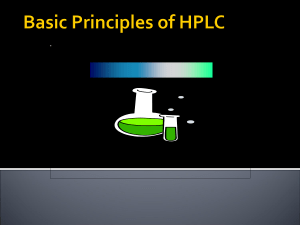 Basic Principles of HPLC
