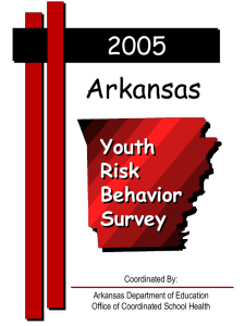 Youth Risk Behavior Survey - Coordinated School Health
