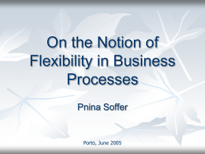 On the Notion of Flexibility in Business Processes