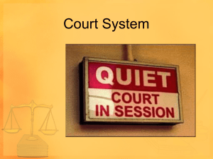 Courts and Sources of Law